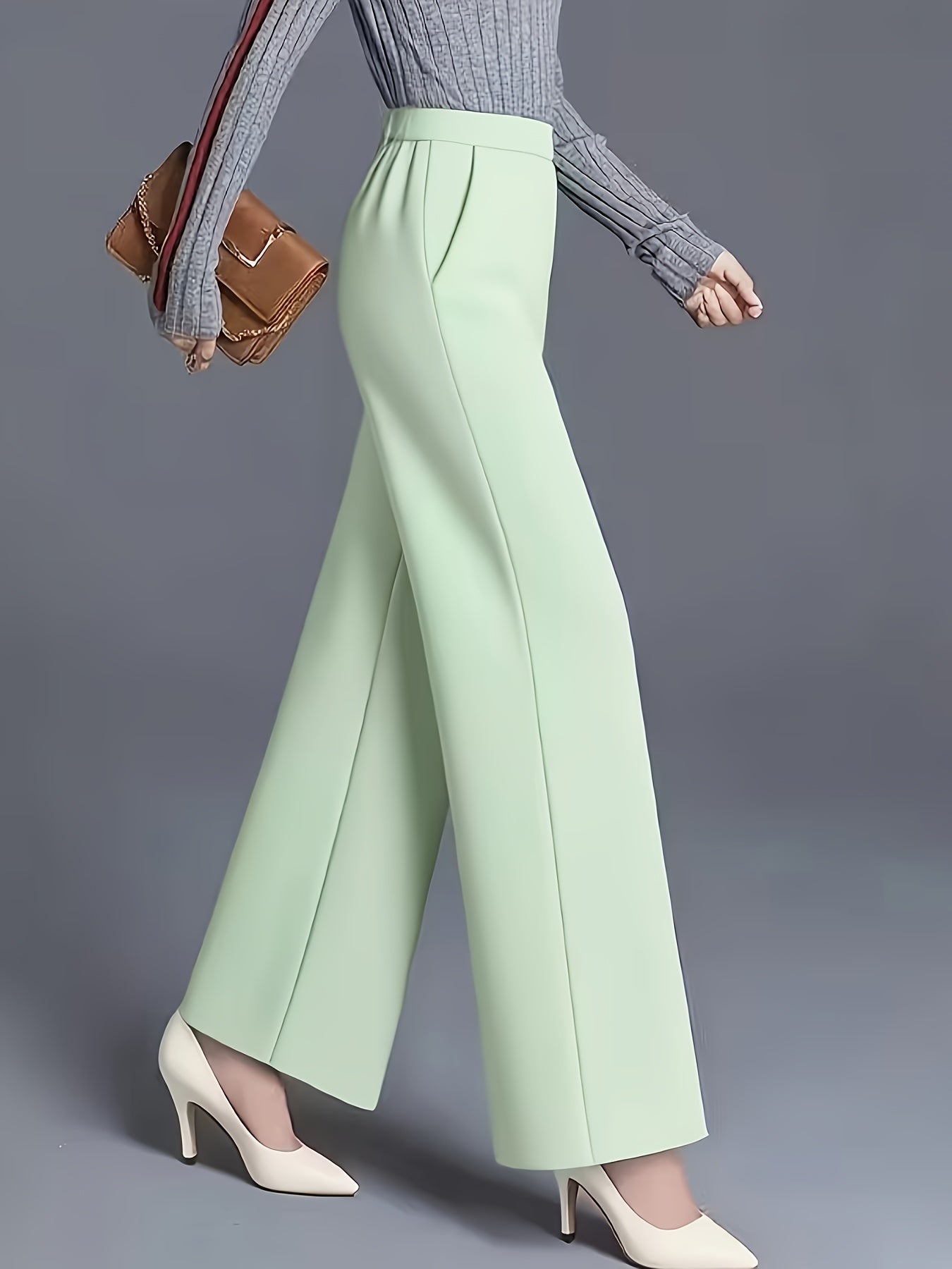 Effortless Wide Leg Pants for Women with High Waist
