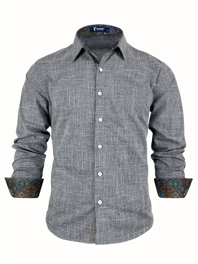 Comfortable Flowy Button Down Shirt for Men