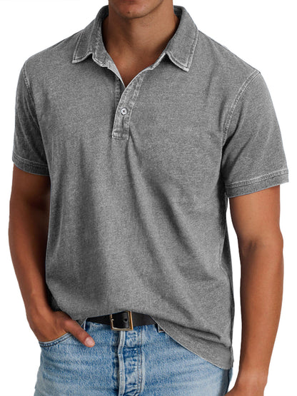 Stylish Flowy Polo Shirt for Men