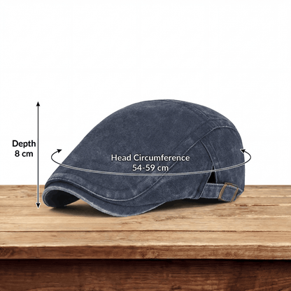 Classic Cap for Men with Vintage Acid Design