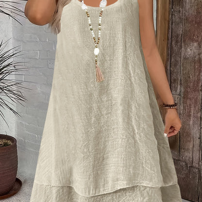Elegant Evening Dress for Women with Sleeveless Formal Wedding Guest Style