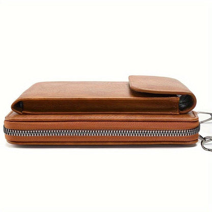 Stylish Brown Handbag for Women with Long Sling Design