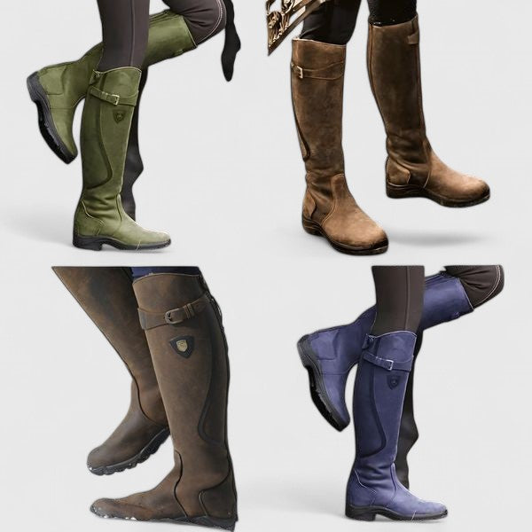 Comfortable Boots for Women with Buckle Style