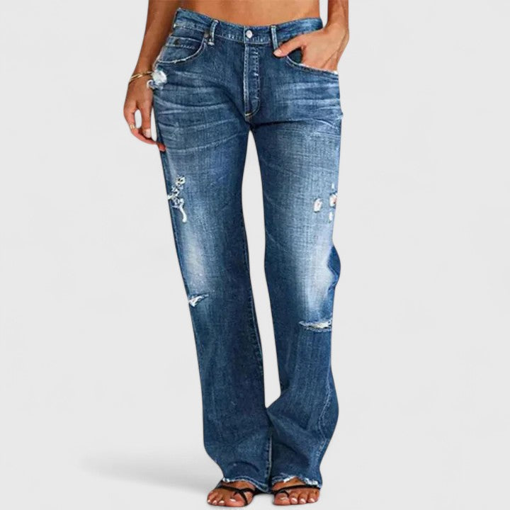 Stylish Jeans for Women with Relaxed Fit Wide Leg