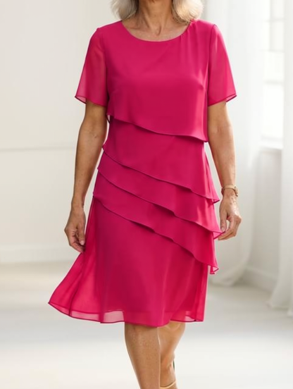 Stylish Mini Dress for Women with Layered