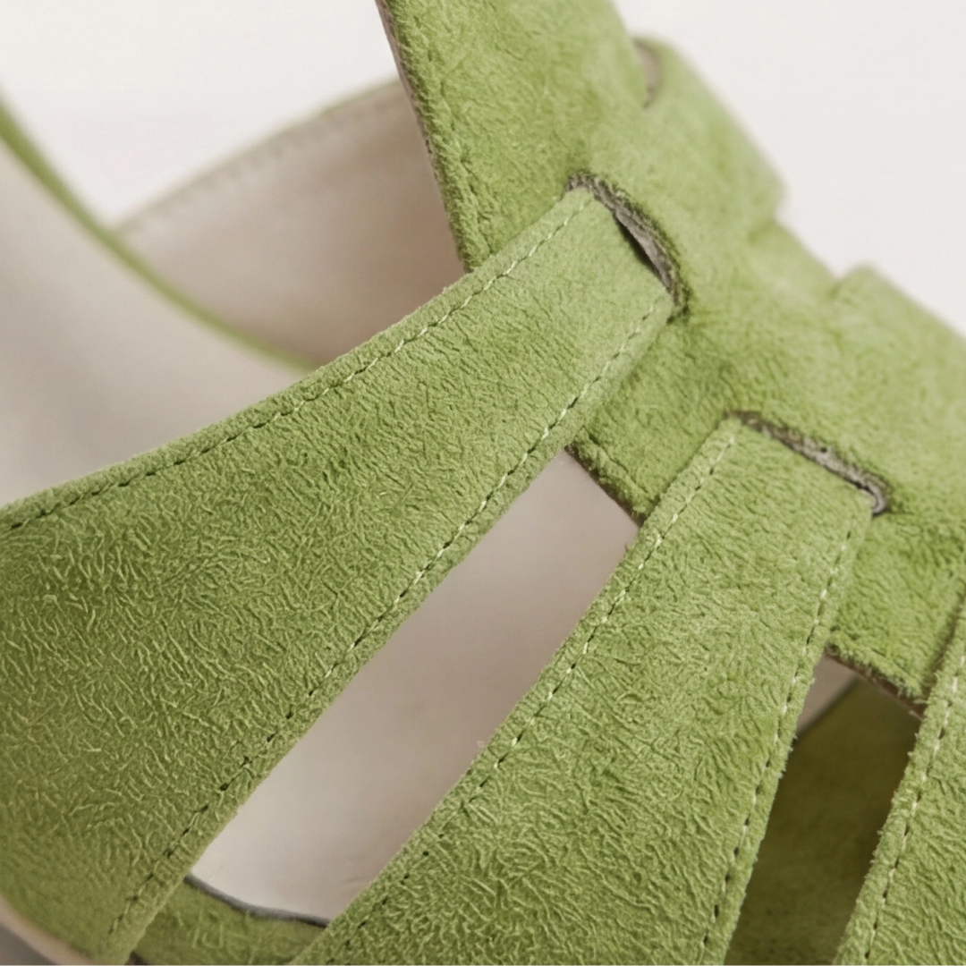 Comfortable Green Heels for Women with Closed Toe Cushioned Style