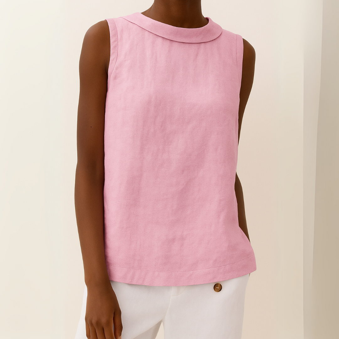 Stylish Blouse for Women with Sleeveless Casual Style