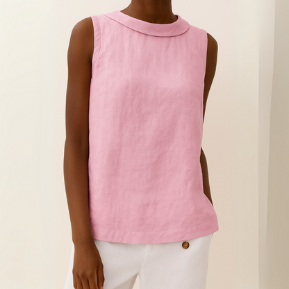 Stylish Blouse for Women with Sleeveless Casual Style