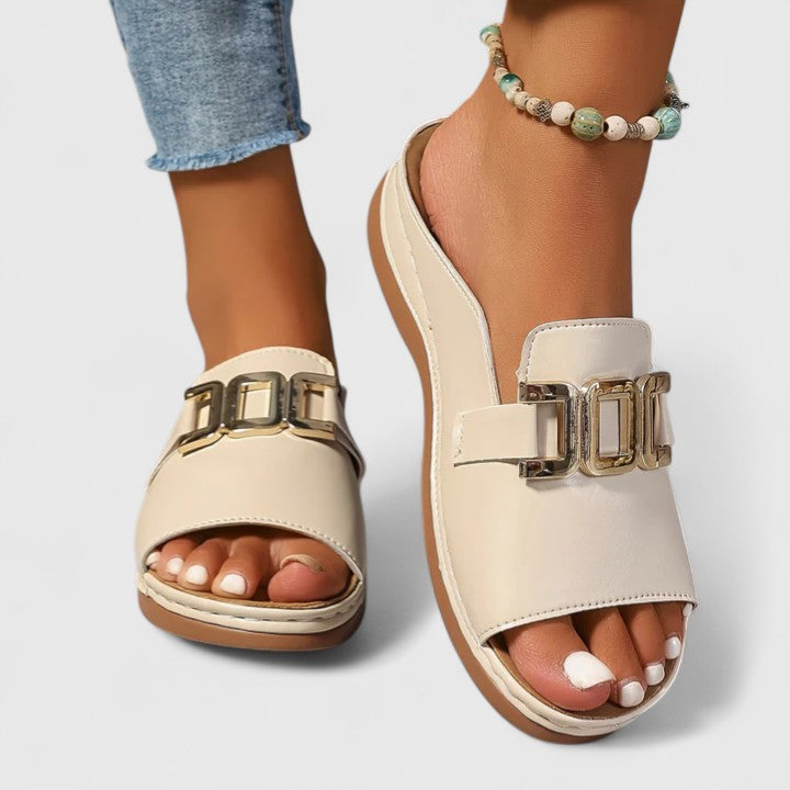 Comfortable Orthopedic Sandals for Women with Buckle Cushioned Arch Support Style