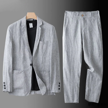 Effortless Cardigan and Trouser Set for Men