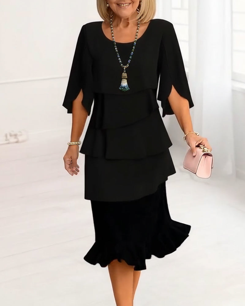Stylish Mini Dress for Women with A Line