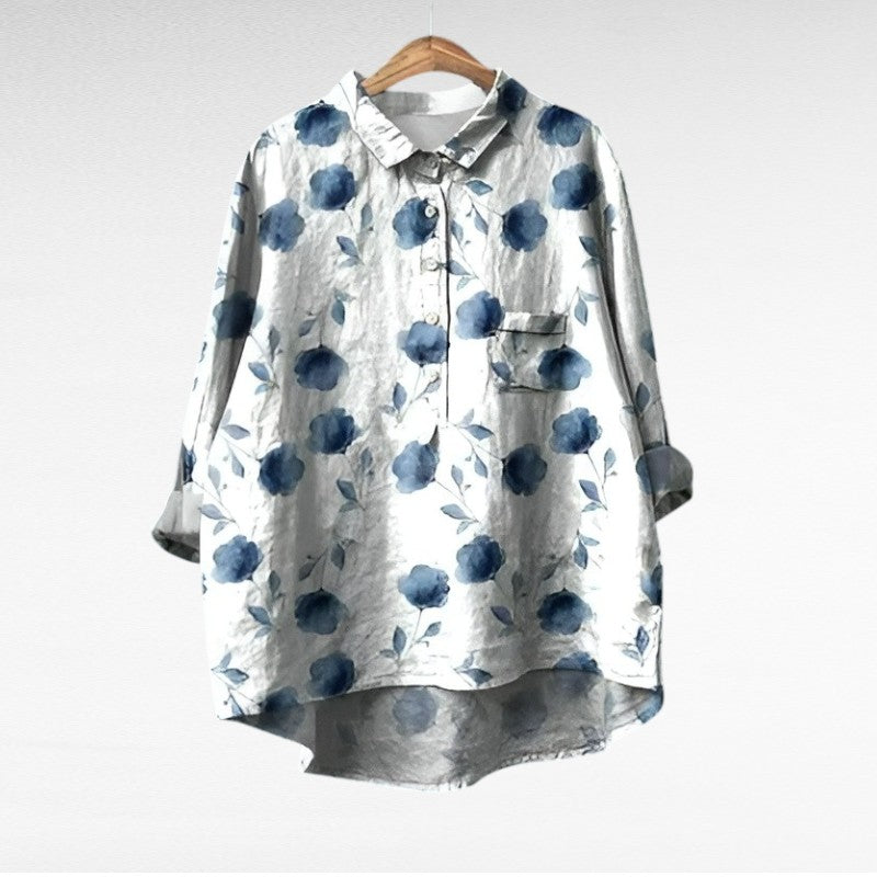 Effortless Breezy Floral Blouse for Women