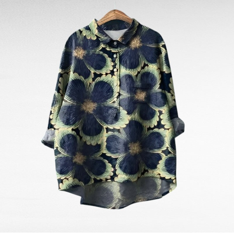 Effortless Breezy Floral Blouse for Women