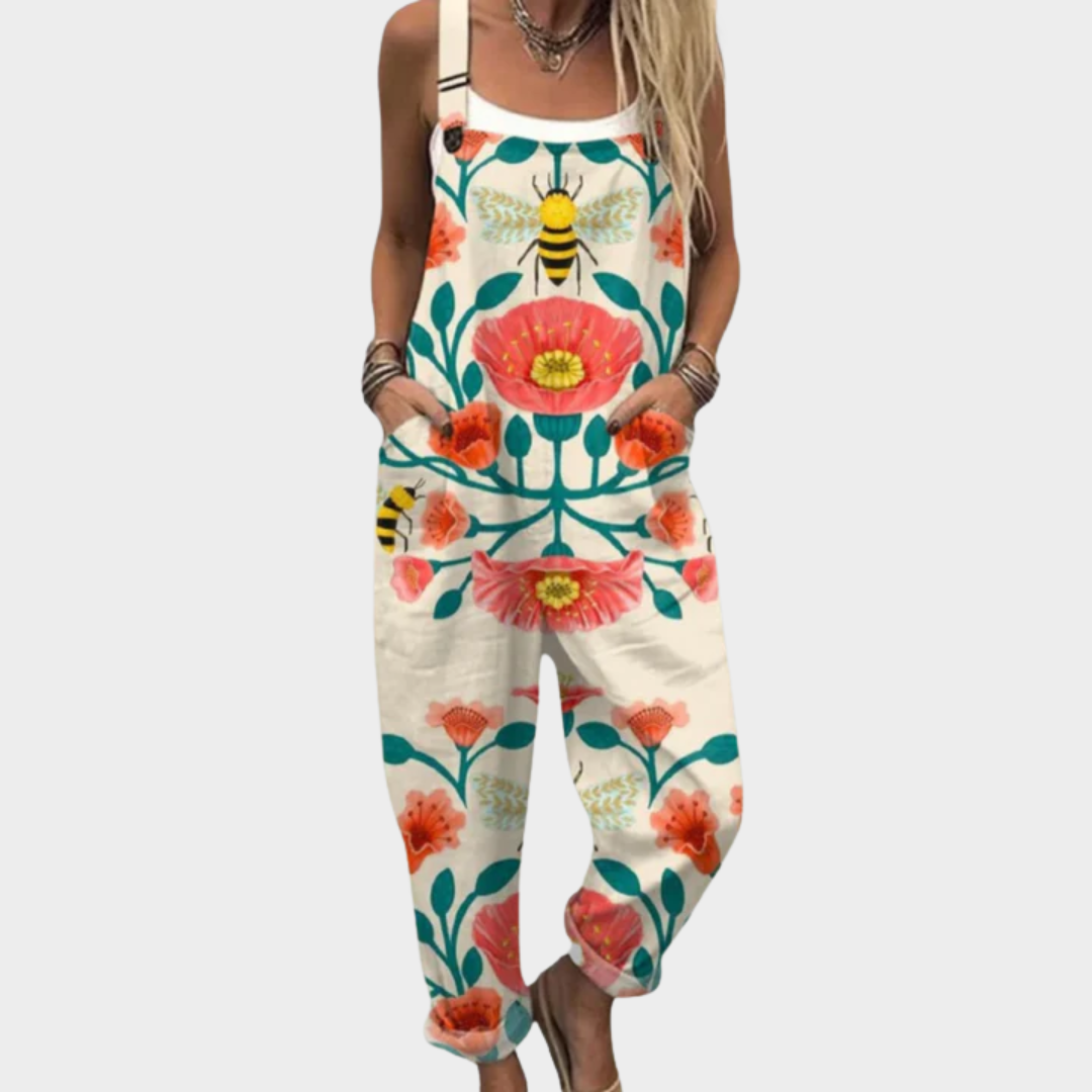 Stylish Jumpsuit for Women with Retro Casual Style