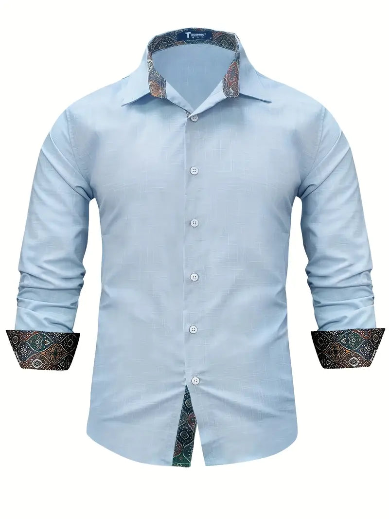 Comfortable Flowy Button Down Shirt for Men