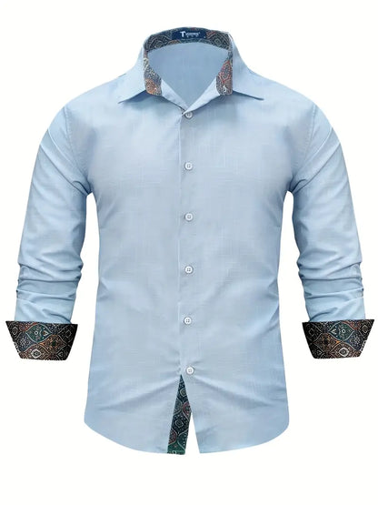 Comfortable Flowy Button Down Shirt for Men