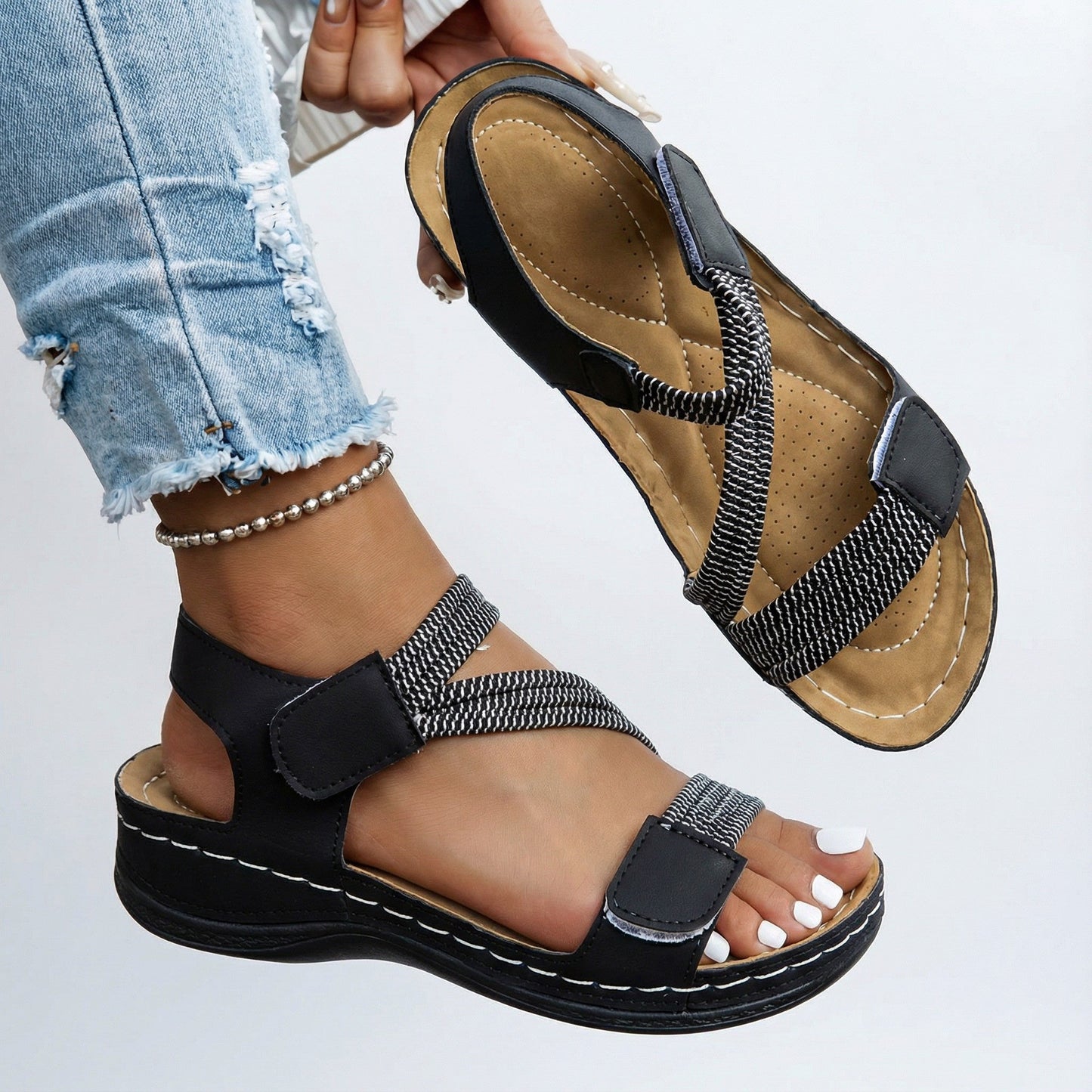 Comfortable Orthopedic Sandals for Women with Cushioned Breathable Style
