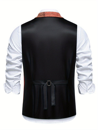 Classic Patchwork Vest for Men