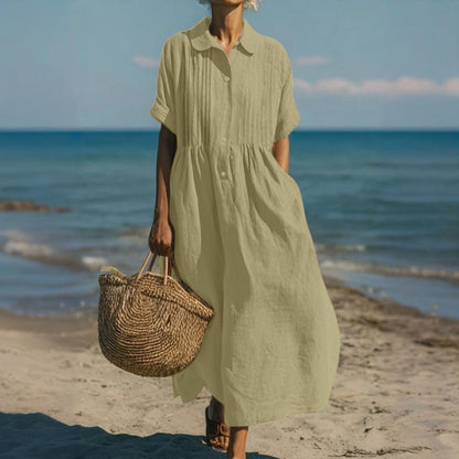 Stylish Dress for Women with Button Front