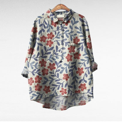 Effortless Flowy Floral Blouse for Women