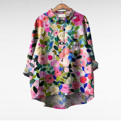 Effortless Flowy Floral Blouse for Women
