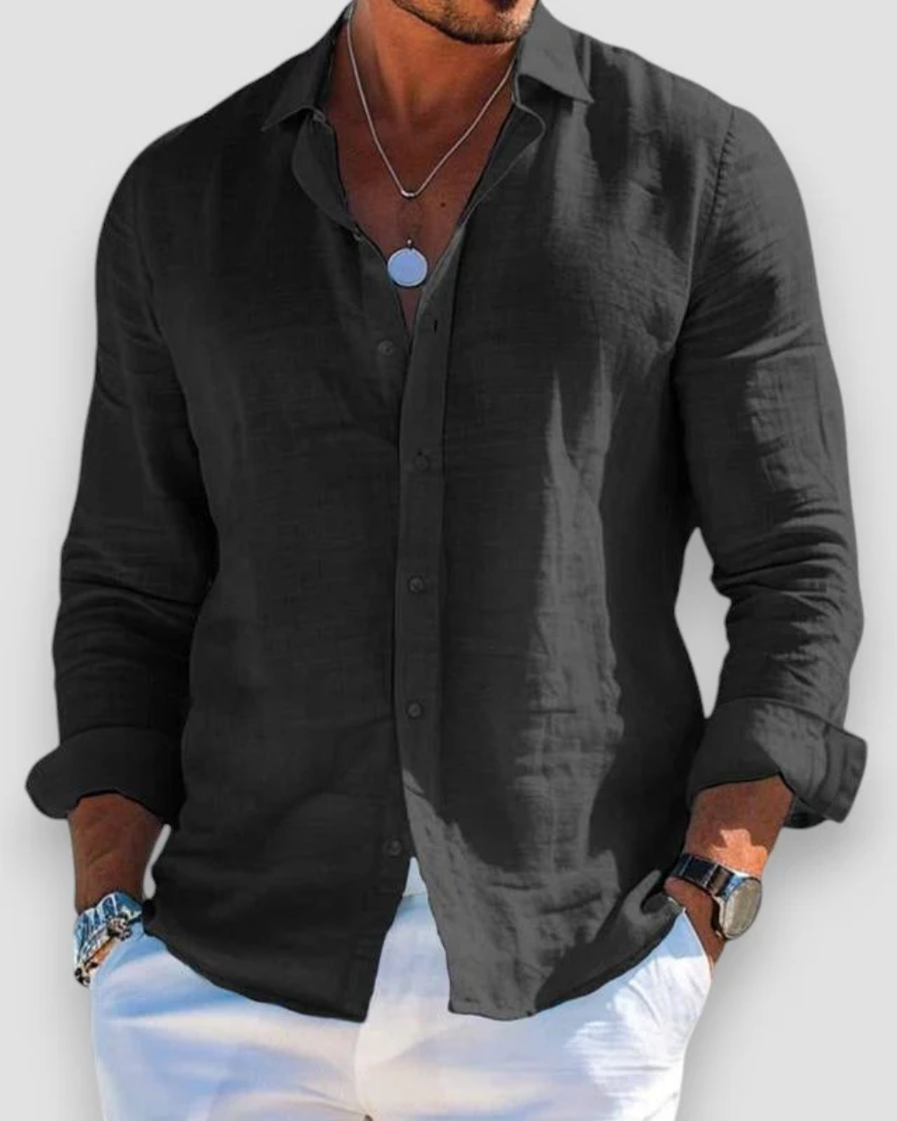 Stylish Shirt for Men with Long Sleeve