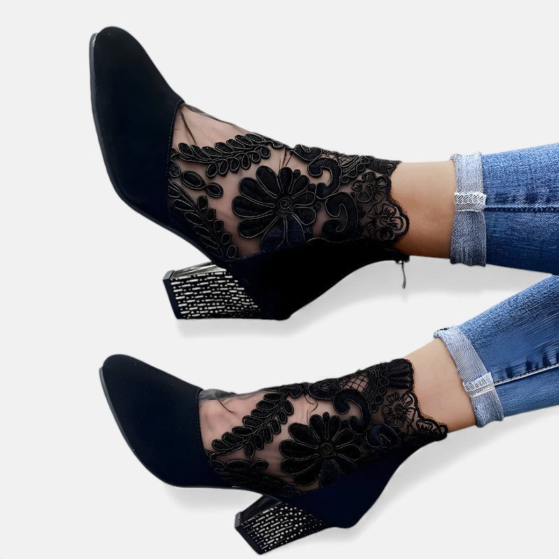Comfortable Heels for Women with Orthopedic Breathable Cushioned Style