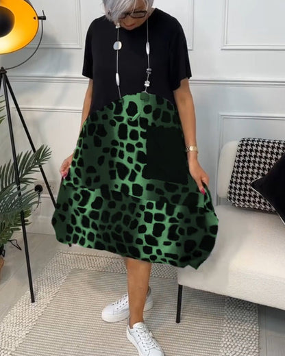 Elegant Flowy Midi Dress for Women