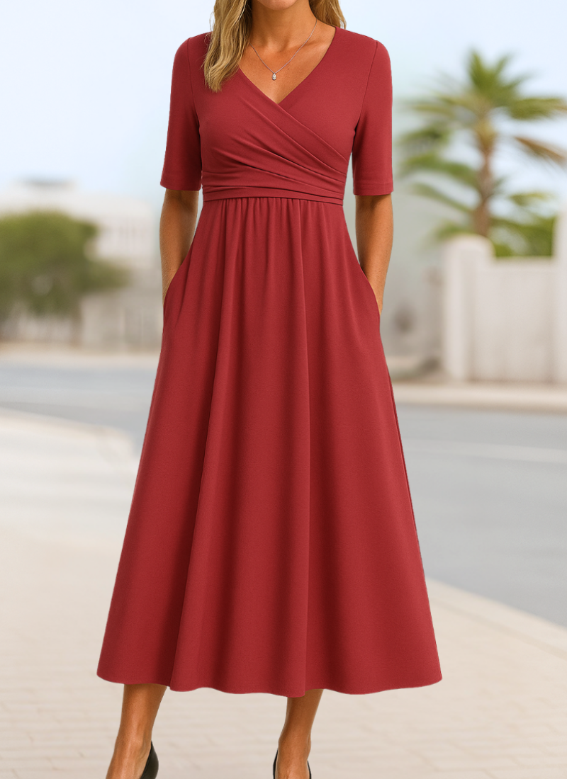 Effortless Airy Midi Dress for Women