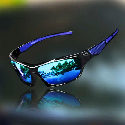 Comfortable Sunglasses for Men with Polarized Shield Design