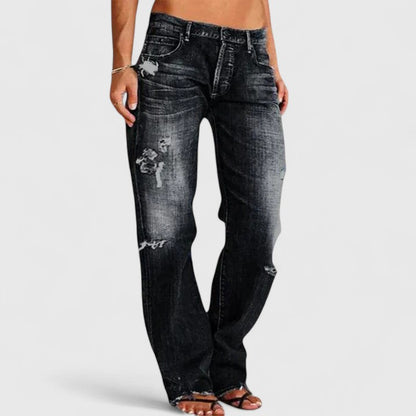 Stylish Jeans for Women with Relaxed Fit Wide Leg