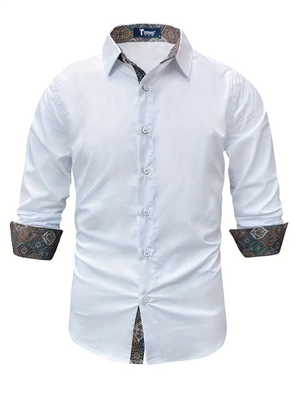 Comfortable Flowy Button Down Shirt for Men