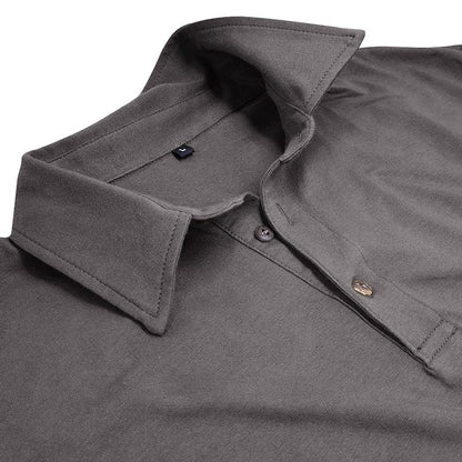 Classic Polo Shirt for Men with Long Sleeve