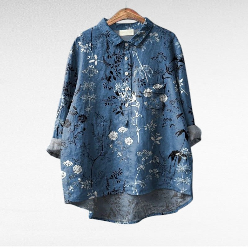 Effortless Flowy Floral Blouse for Women