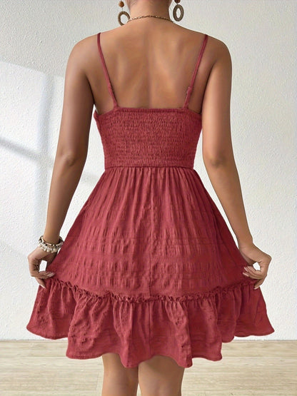 Effortless Mini Dress for Women with Ruched Casual Style