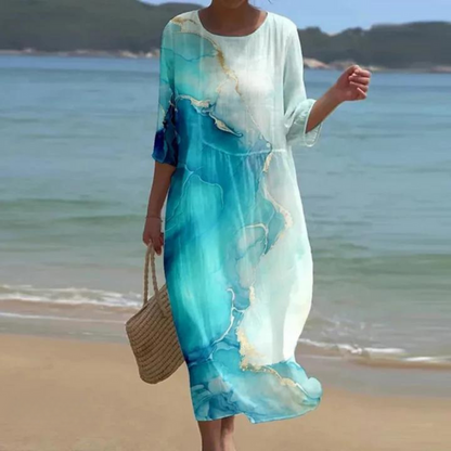 Elegant Floral Maxi Dress for Women