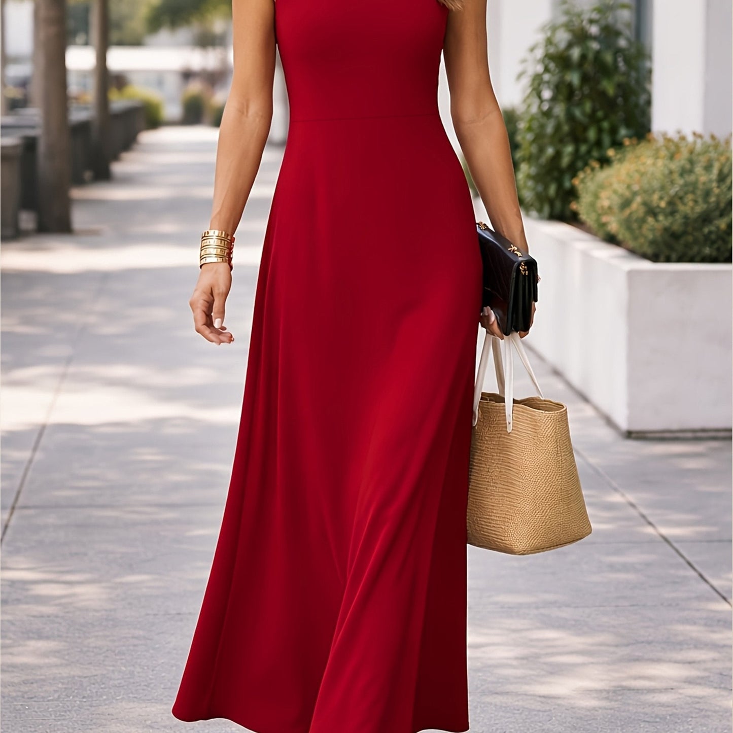 Stylish Maxi Dress for Women with Sleeveless Casual Style
