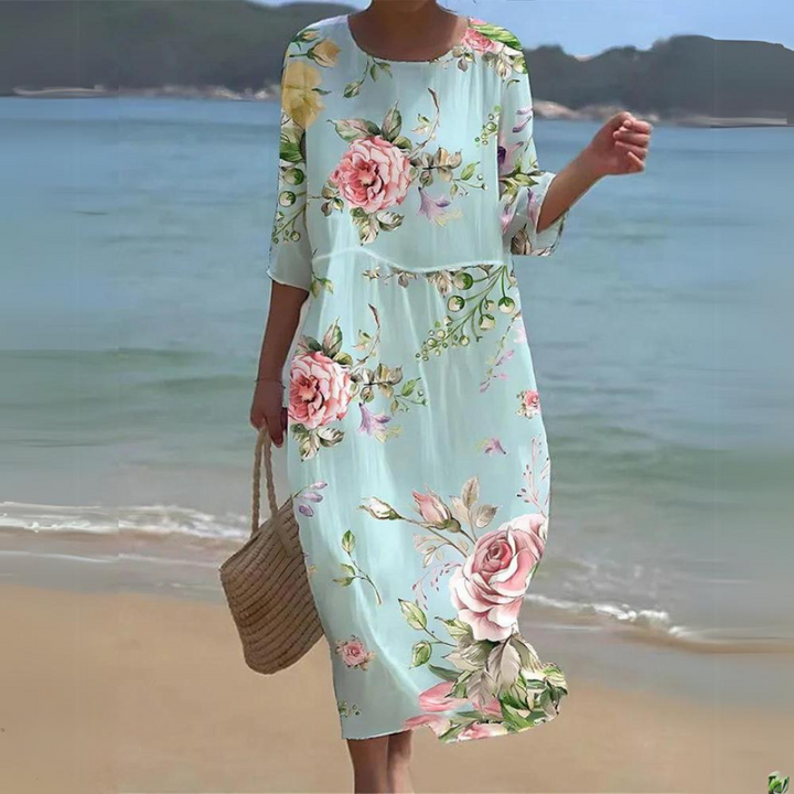 Elegant Floral Maxi Dress for Women
