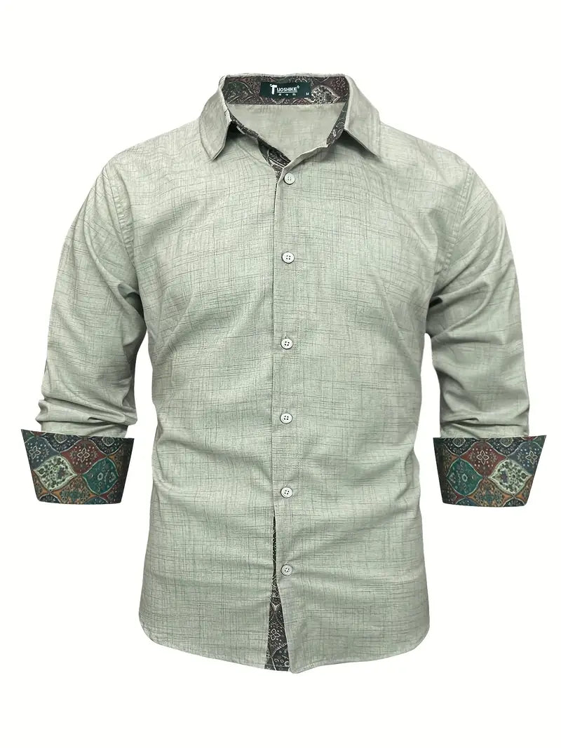Comfortable Flowy Button Down Shirt for Men