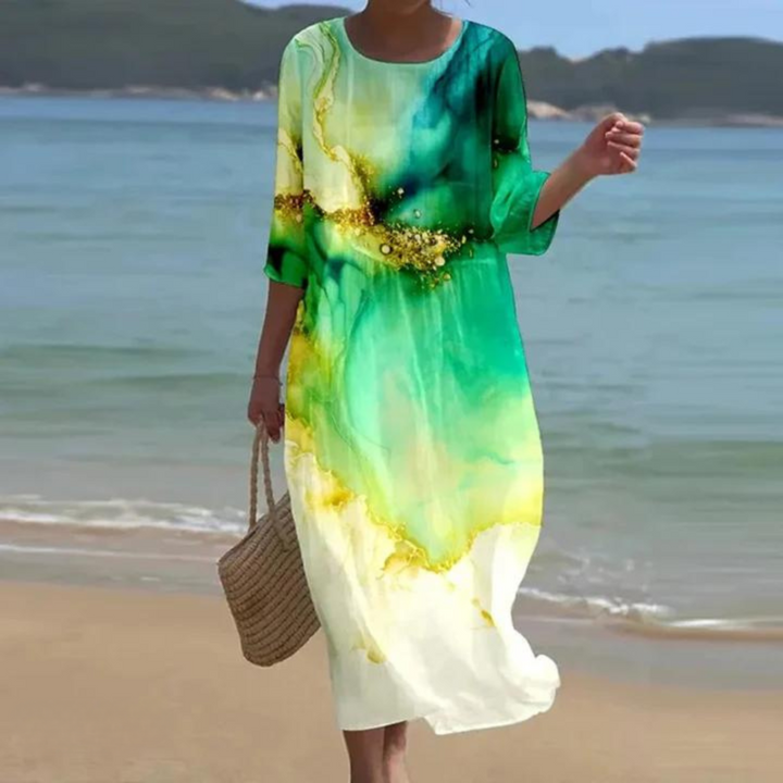 Elegant Floral Maxi Dress for Women