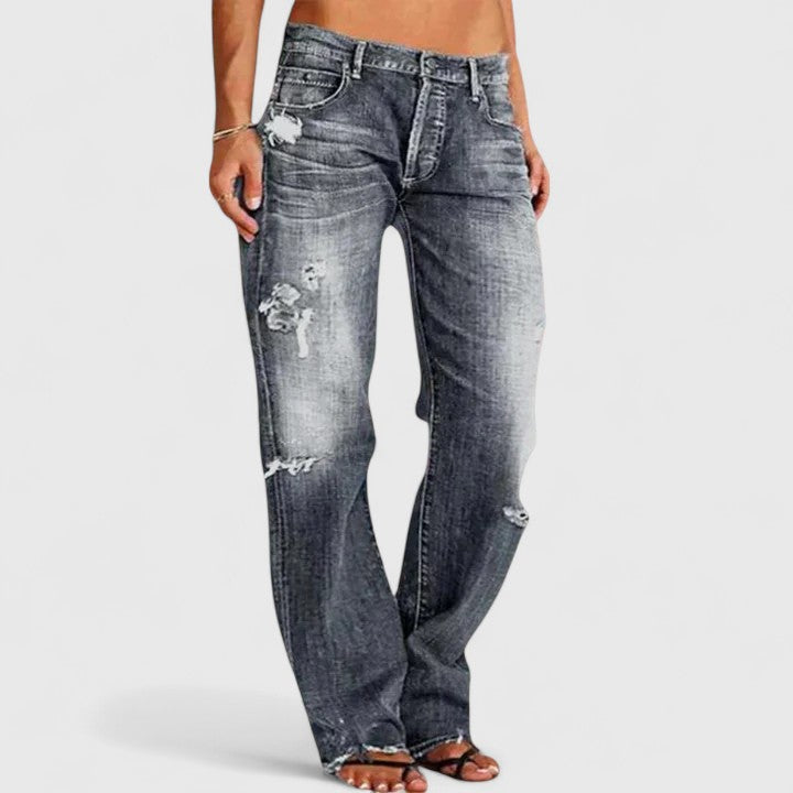 Stylish Jeans for Women with Relaxed Fit Wide Leg