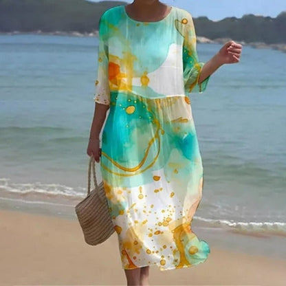 Elegant Floral Mini Dress for Women