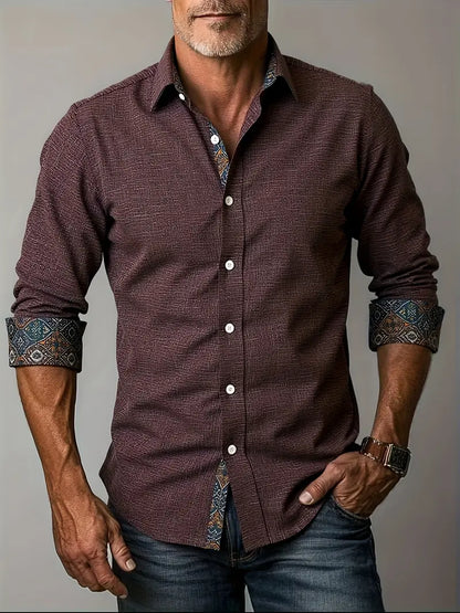 Comfortable Flowy Button Down Shirt for Men