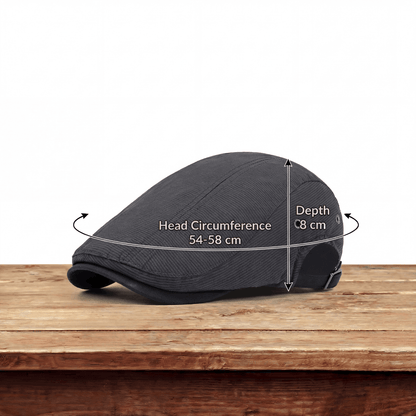 Stylish Cap for Men with Vintage Driver Design