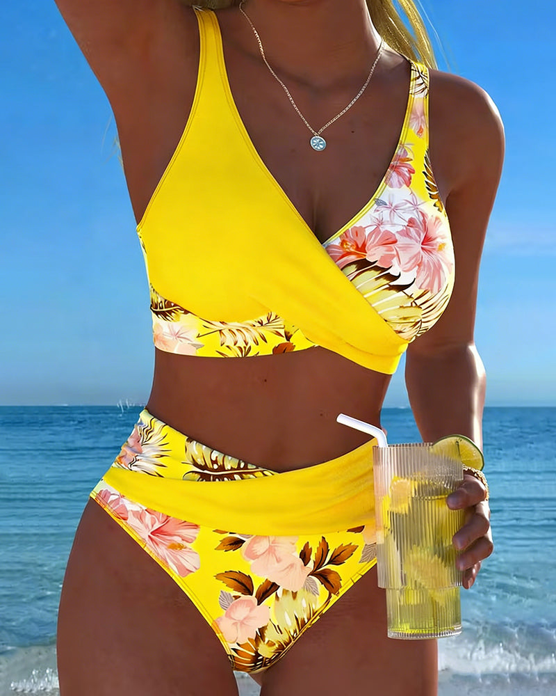 Effortless Floral Bikini Set for Women