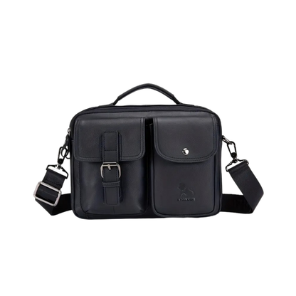 Classic Crossbody Bag for Men with Two Pocket Design