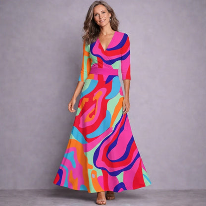 Stylish Floral Maxi Dress for Women