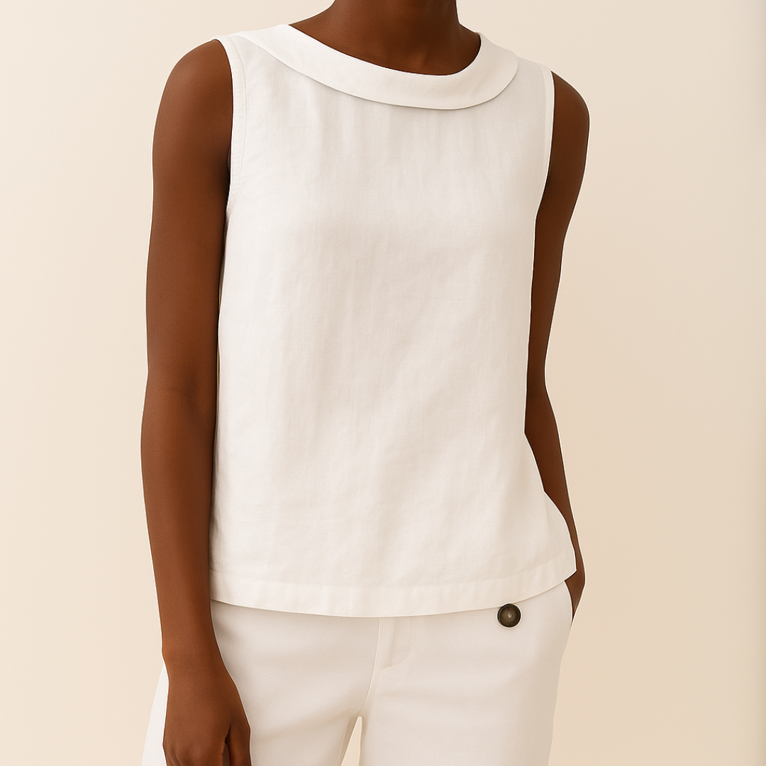Stylish Blouse for Women with Sleeveless Casual Style
