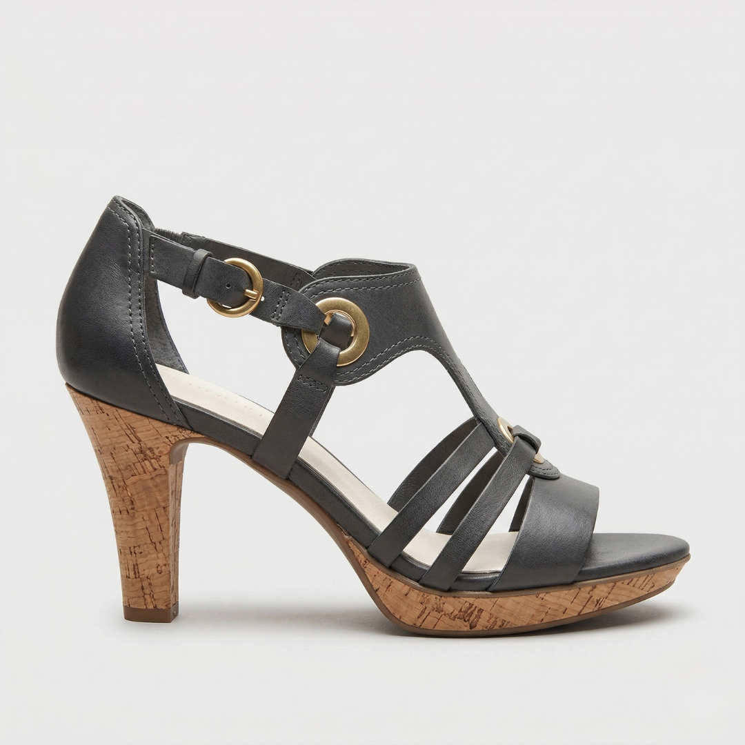 Comfortable Heels for Women with Open Toe Orthopedic Cushioned Style