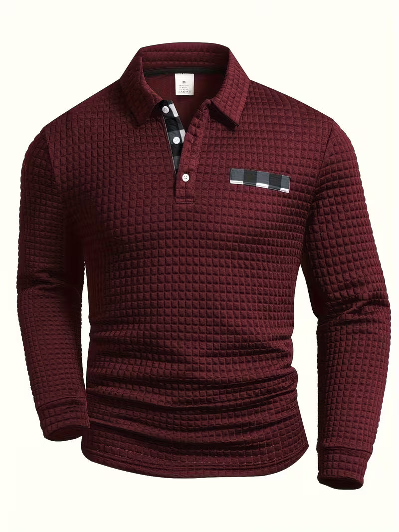 Stylish Plaid Button Down Shirt for Men